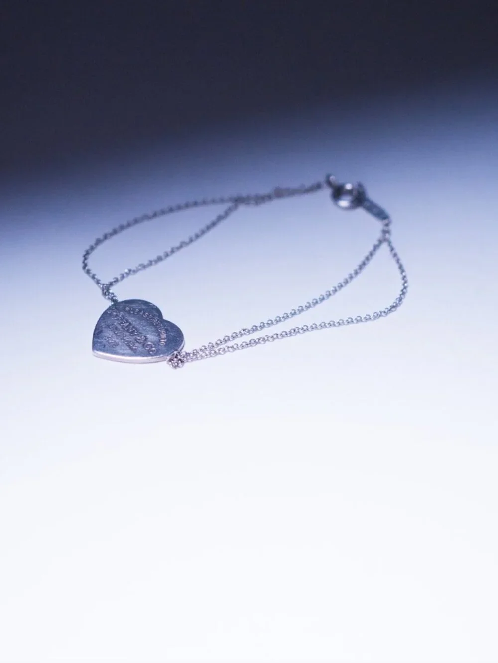 Tiffany & Co. Heart Tag Double Chain Bracelet - Picture 7 of 7
